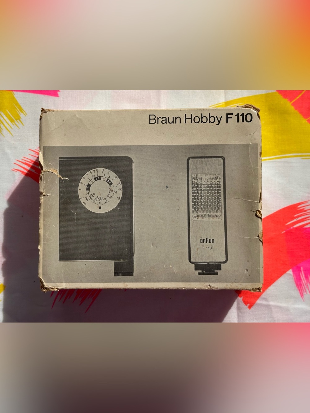 Vintage Braun Hobby F110 Electronic Flash Unit in Original Box